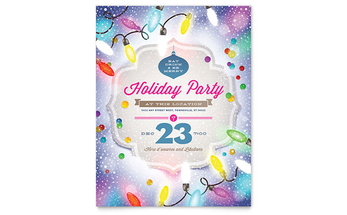 Free Holiday Flyer Template from www.adlayout.co.kr